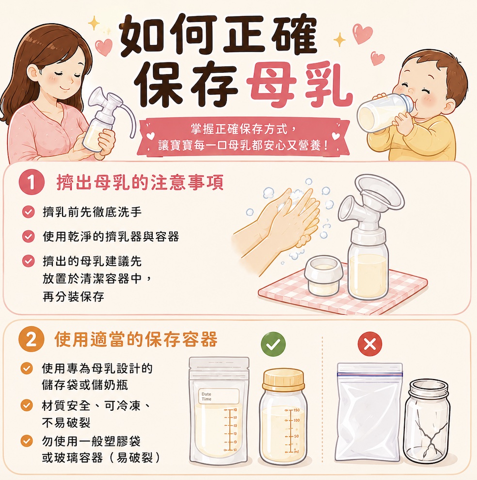 母乳保存方式完整指南|母乳可以放多久?冷藏、冷凍保存時間與退冰加熱一次看懂